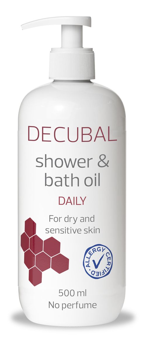 Decubal Shower & Bath Oil 500 ml Køb hos Med24.dk