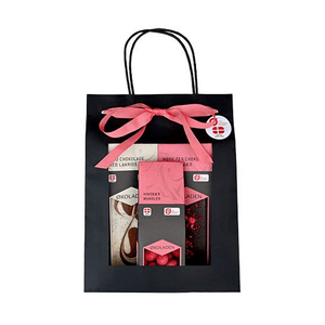 Økoladen Gourmet gavepose Pink - 240 g