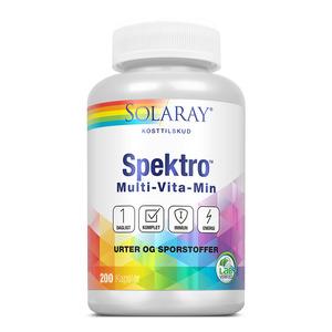 4: Solaray Spektro Multi-Vita-Min - 200 kaps.