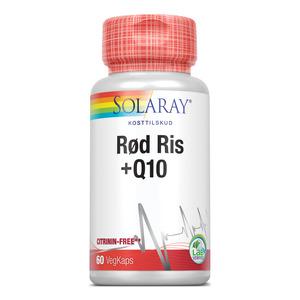Solaray Rød Ris + Q10 – 60 kaps.