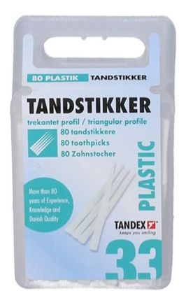 Tandex plasttandstikkere - billigt hos Med24.dk