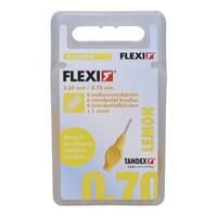 Tandex Flexi Mellemrumsbørste - 6 stk. - 0,70 mm = PHD 1,1 Lemon