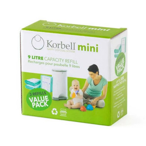 Refill til Korbell Mini blespand - 3 pak