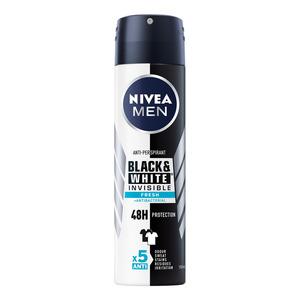 9: Nivea Men Black & White Invisible Fresh Deospray - 150 ml.