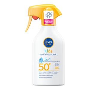 Nivea Sun Kids Sensitive Protect Trigger Spray SPF 50+ - 270 ml.