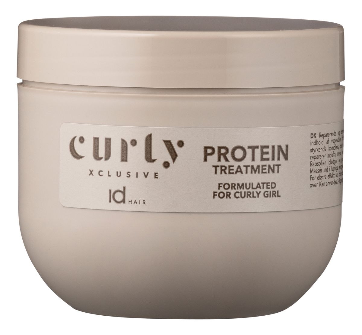 Denmark product data sample: IdHAIR Curly Xclusive Protein Treatment - 200 ml.