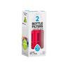 Dafi refill filter + mundstykke til filterflaske - Rød