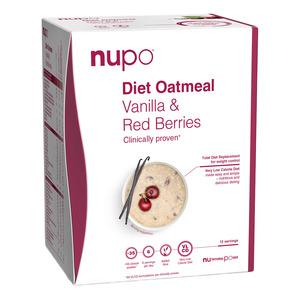 Nupo Diet Oatmeal Vanilla Red Berries - 384 g.
