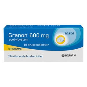 Granon 600 mg - 10 brusetabletter