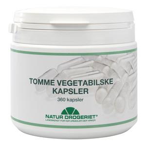 14: Natur-Drogeriet Tomme Vegetabilske kapsler - 360 kaps.