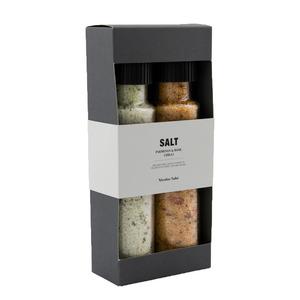 Nicolas Vahé Gaveæske Parmesan & Basil salt & Chilli salt - 2 stk