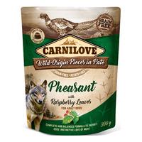 Carnilove Pouch Pate vådfoder m. fasan & hindbær - 300g.