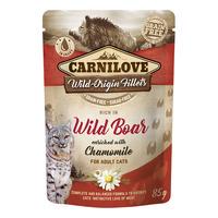 Carnilove Cat Pouch vådfoder, vildsvin m. kamille - 85 g.