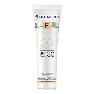 Pharmaceris F Mineral Mattifying Fluid Dermo-Foundation - 20 Natural Me