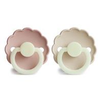 FRIGG Daisy Rund Silikone Blush Night/Cream Night - Str. 1