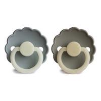 FRIGG Daisy Rund Silikone French Grey Night/Portobello Night - Str. 1