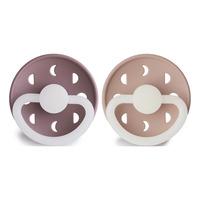 FRIGG Moon Phase Rund Silikone Twilight Mauve Night/Blush Night - Str. 1
