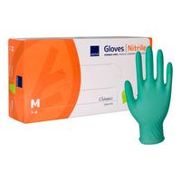 Abena Classic Sensitive Engangshandsker, Grøn, Nitril, Pudderfri - 100 stk - M