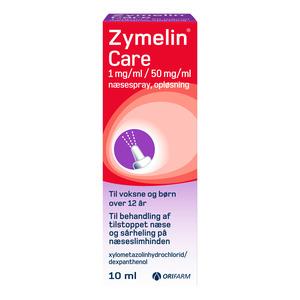Zymelin næsespray Care 1 + 50 mg/ml - 10 ml.