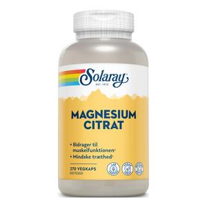 Solaray Magnesium Citrat – 270 kaps.