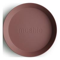 Mushie Tallerken Rund Woodchuck - 2 stk.