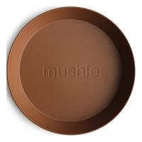 Mushie Tallerken Rund Caramel - 2 stk.