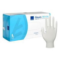 Abena Classic Protect Engangshandser, Hvid, Nitril, Pudderfri - Large