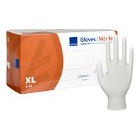 Abena Classic Protect Engangshandser, Hvid, Nitril, Pudderfri - X-Large