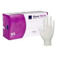 Abena Classic Protect Engangshandser, Hvid, Nitril, Pudderfri - X-Small