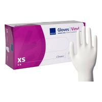 Abena Classic Engangshandsker, Klar, Vinyl, Pudderfri - 100 stk - XS