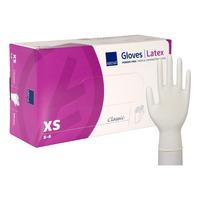 Abena Classic Engangshandsker, Nature, Latex, Pudderfri - 100 stk - XS