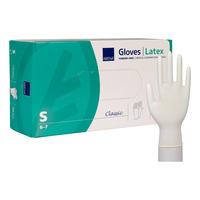 Abena Classic Engangshandsker, Nature, Latex, Pudderfri - 100 stk - S