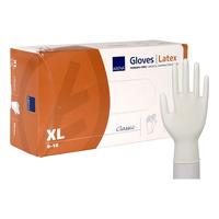 Abena Classic Engangshandsker, Nature, Latex, Pudderfri - 100 stk - XL