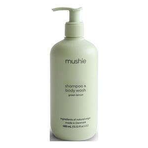 1: Mushie Baby Shampoo & Body Wash Green Lemon (Cosmos) - 400 ml.