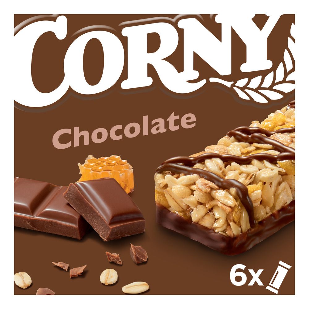 Køb Corny Chocolate 6 x 25 g billigt hos Med24 dk