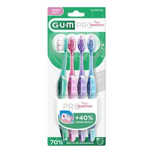 Gum Pro Sensitive Tandbørste Ultra Soft - 4 stk.