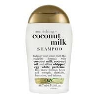 Ogx Coconut Milk Shampoo Rejsestørrelse - 88,7 ml.