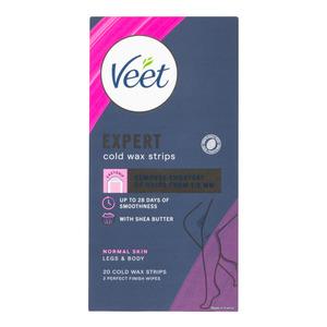 Veet Easy Gel Wax Strips Til Krop & Ben - 20 stk.