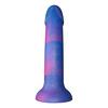 Baseks Silikone Dildo, Blue Galaxy - 18 cm.