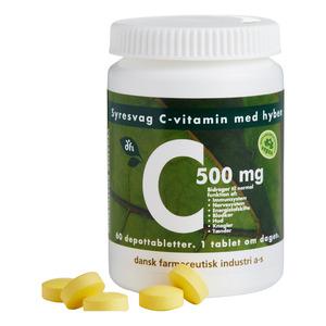 C-vitamin m. hyben, 500 mg. – 60 tabl.