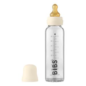 BIBS Baby Glass Bottle Complete Set Latex Ivory - 225 ml.