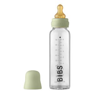 BIBS Baby Glass Bottle Complete Set Latex Sage - 225 ml.