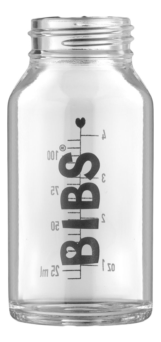 Køb BIBS Baby Glass Bottle 110 ml. billigt hos Med24.dk