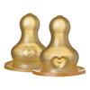 BIBS Bottle Nipple Latex Slow Flow - 2 stk.