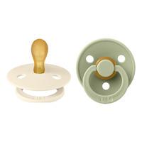 BIBS Colour Latex Symetrisk Ivory/Sage - Str. 1