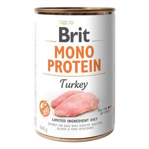 Brit Mono Protein vådfoder m. kalkun - 400 g.
