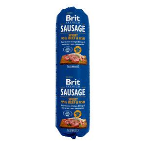 Brit Snackpølse Oksekød & Fisk 800