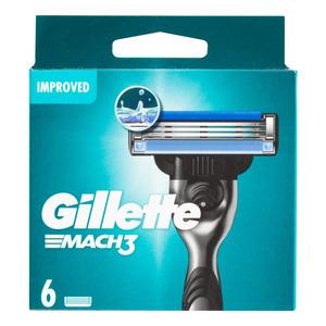 Gillette Mach3 barberblade – 6 stk.
