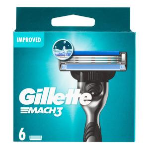 Gillette Mach3 barberblade - 6 stk.