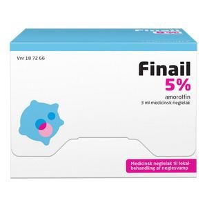 Finail 5 % medicinsk neglelak - 3 ml.